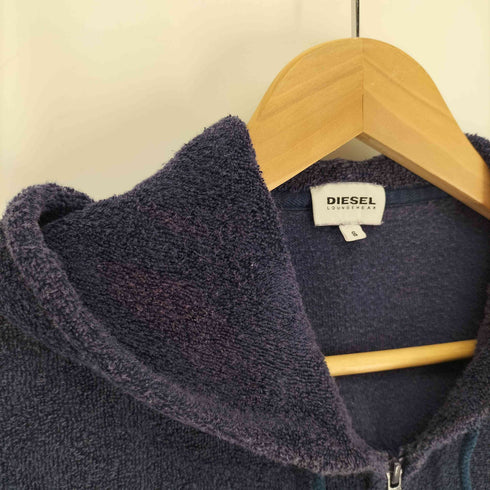 ディーゼル DIESEL パイル地 ジップアップ フーディ パーカー メンズ import:S